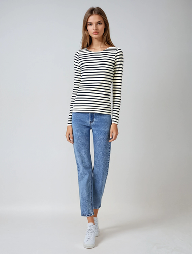 Heavy-Weight Cotton Breton Stripe T-Shirt