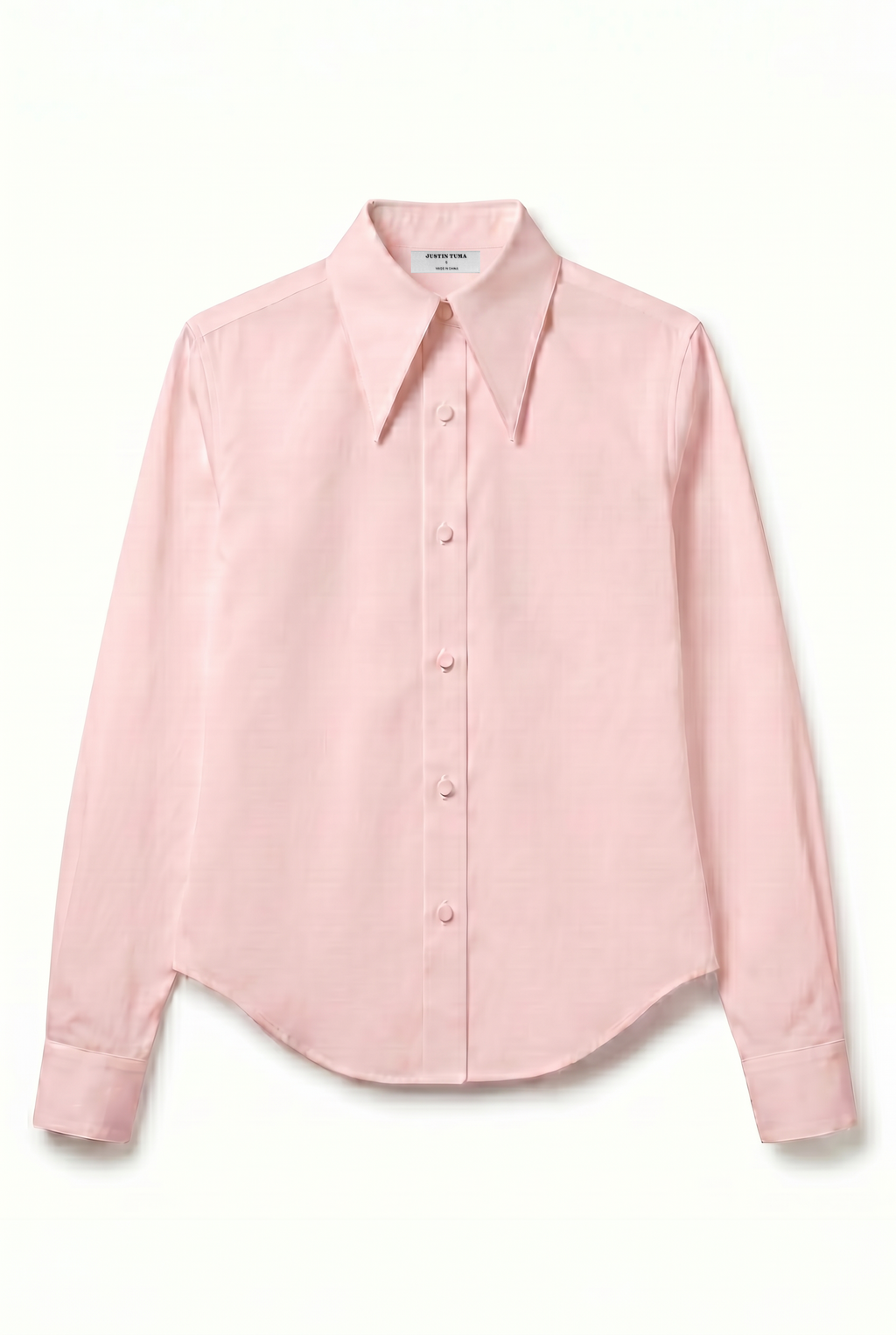 Spearpoint Collar Shirt - Pink