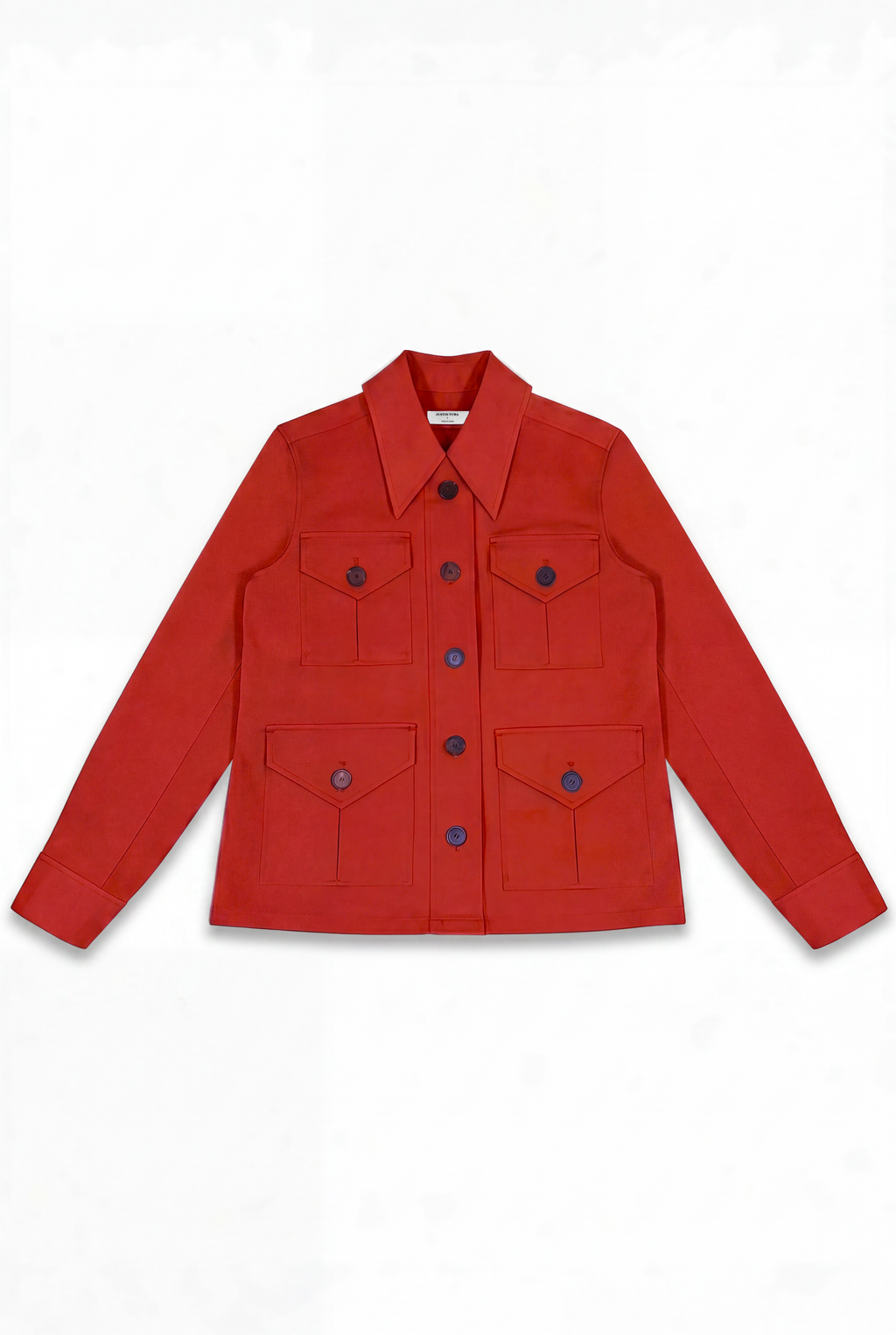 Twill Field Jacket - Red