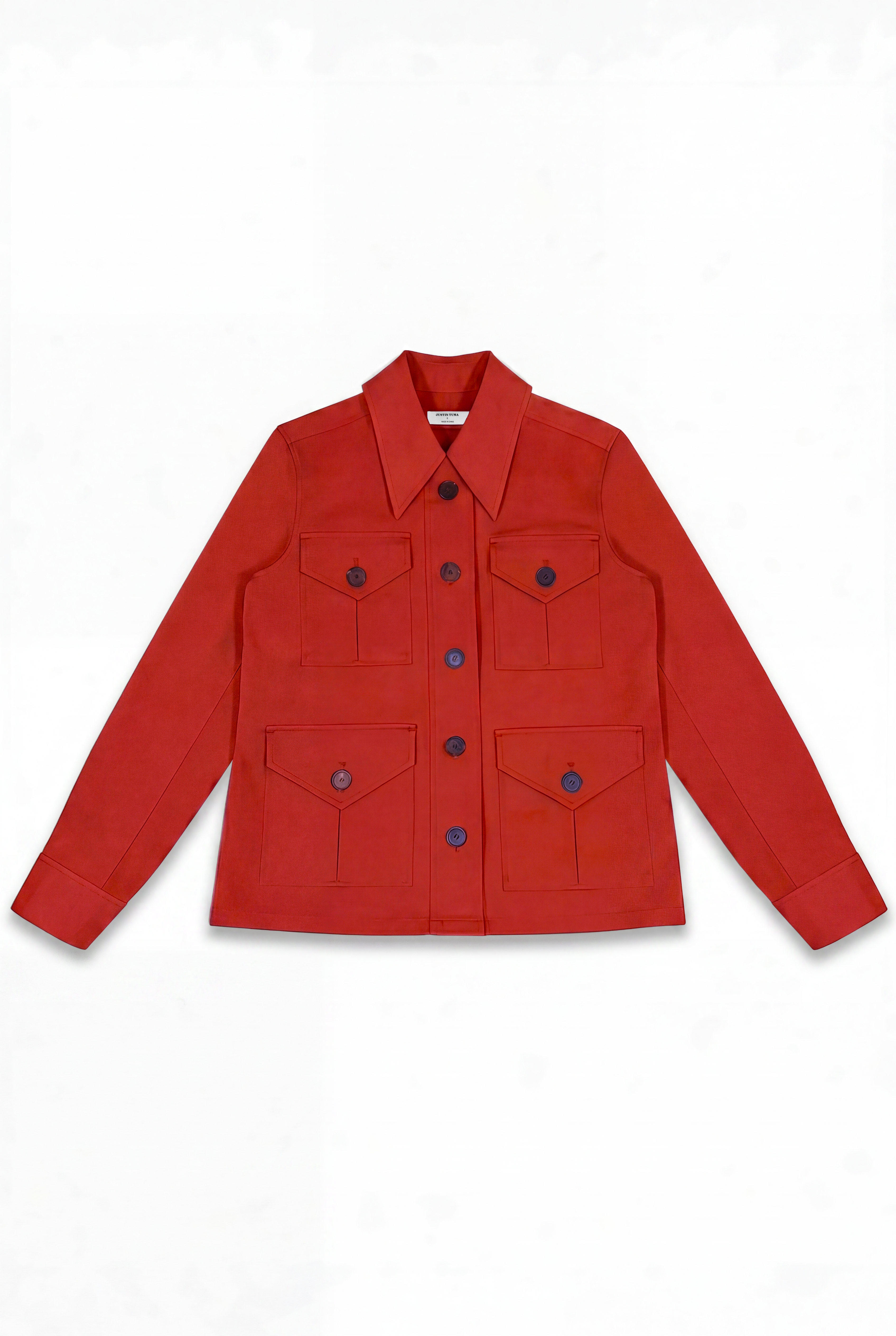 Twill Field Jacket - Red