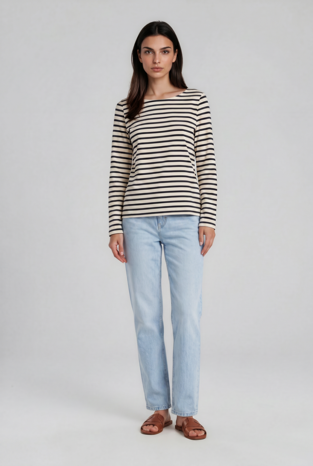 Breton Stripe T-Shirt in Heavy-Weight Cotton