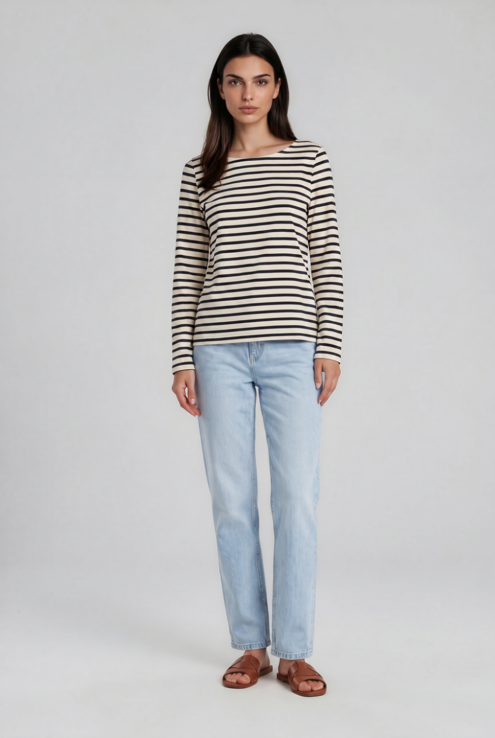 Breton Stripe T-Shirt in Heavy-Weight Cotton