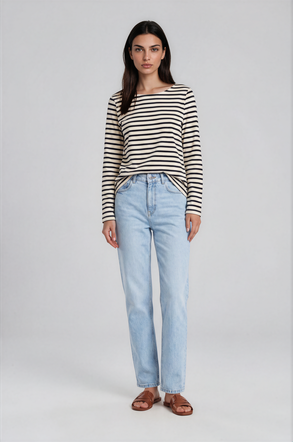 Breton Stripe T-Shirt in Heavy-Weight Cotton