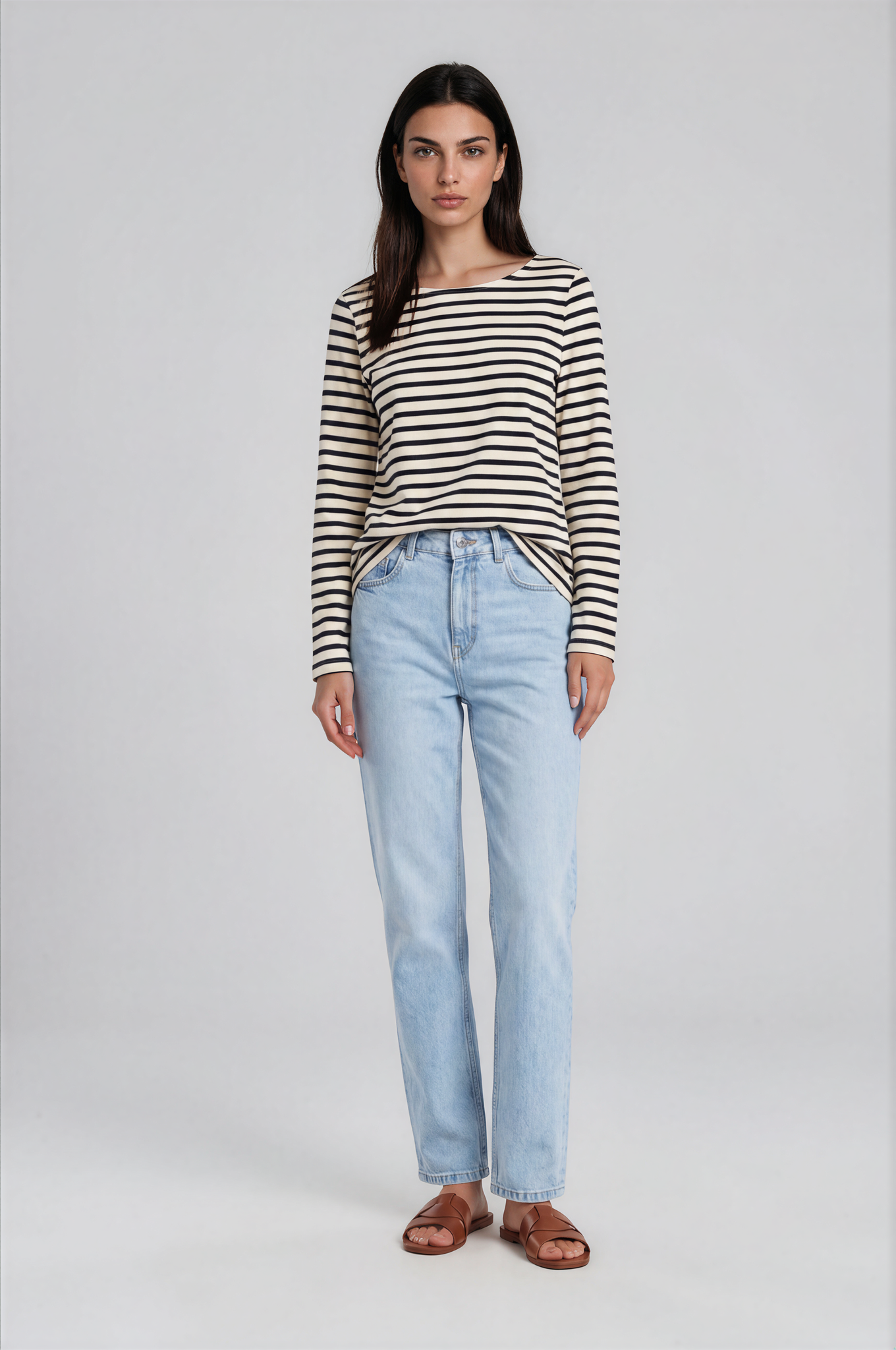 Breton Stripe T-Shirt in Heavy-Weight Cotton