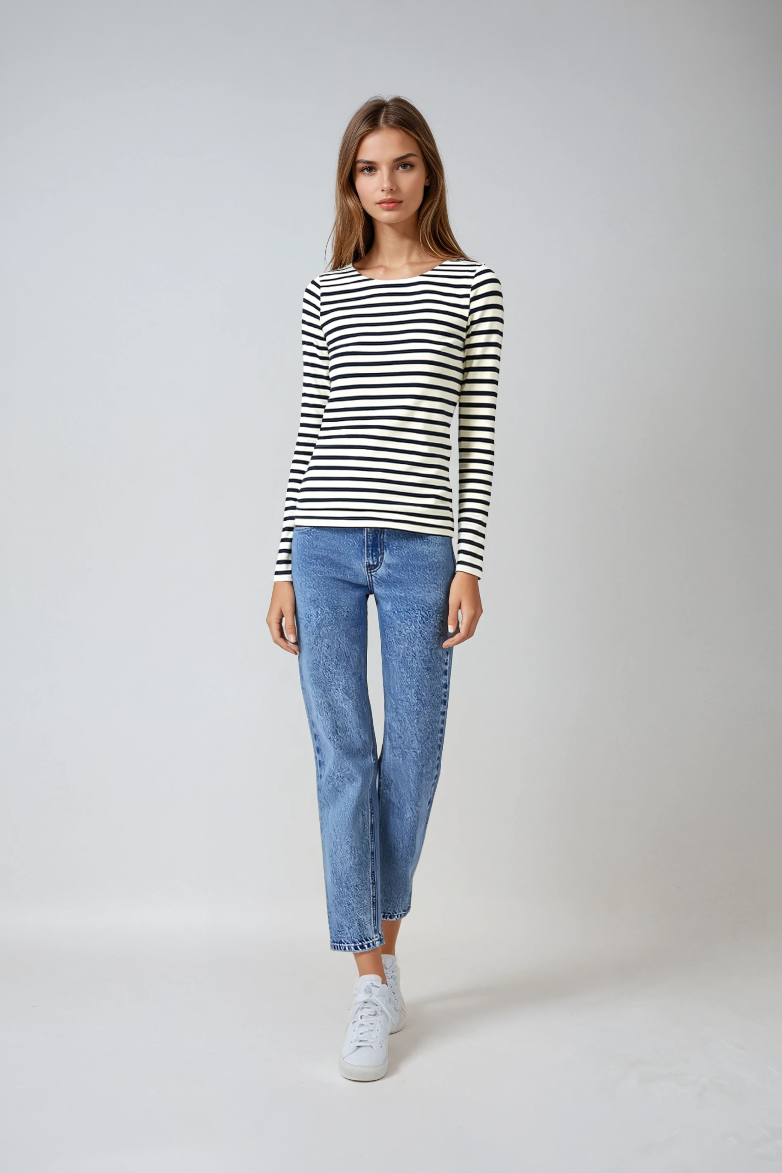 Heavy-Weight Cotton Breton Stripe T-Shirt