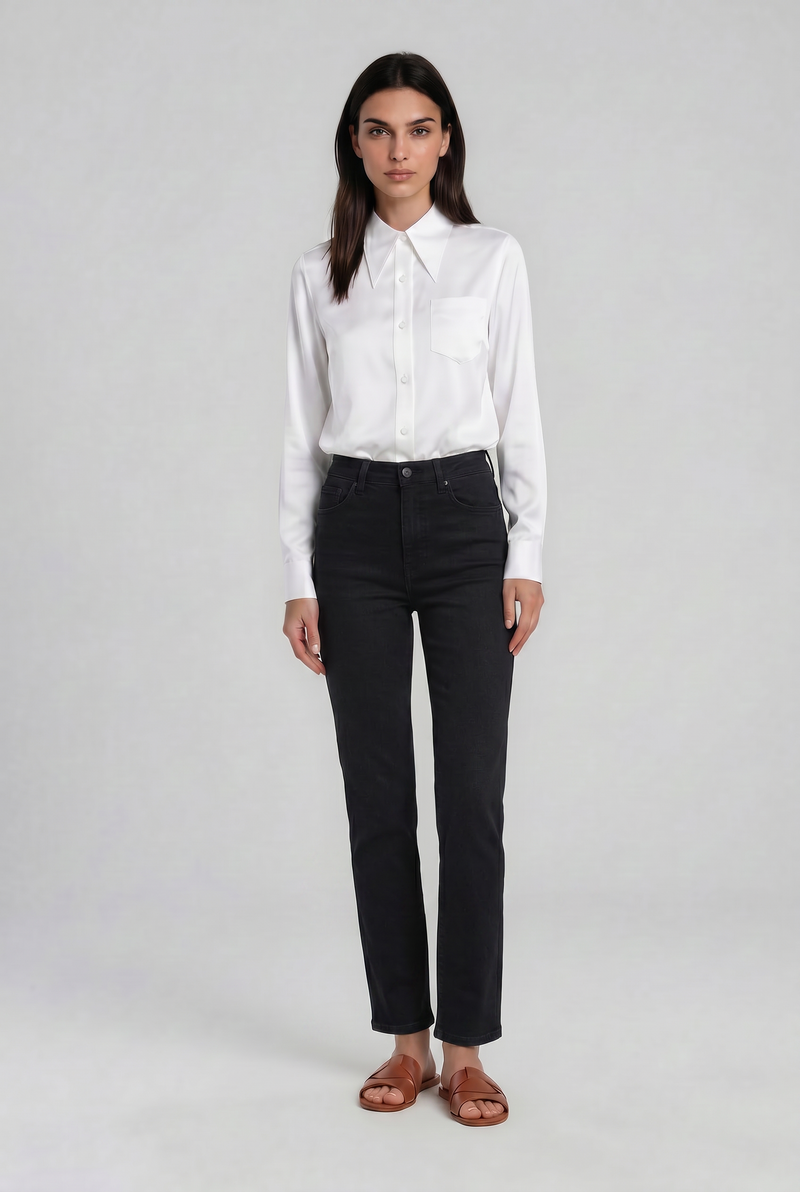 Spearpoint Collar Shirt - White